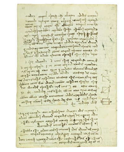 Codex on the Flight of Birds, Folio 14 Verso by Leonardo da Vinci